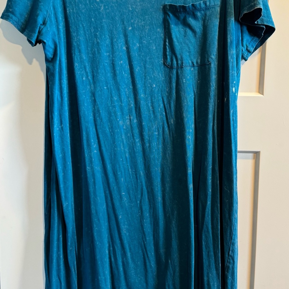 Time and Tru Teal Midi Dress